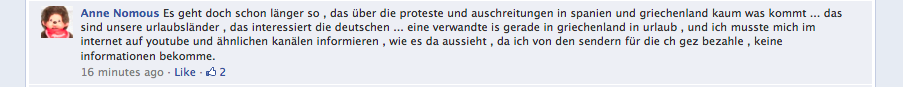 Kommentar von Anne Nomous Kommentar von Anne Nomous
