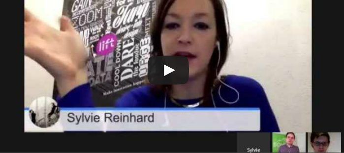 Google Hangout mit drei Personen