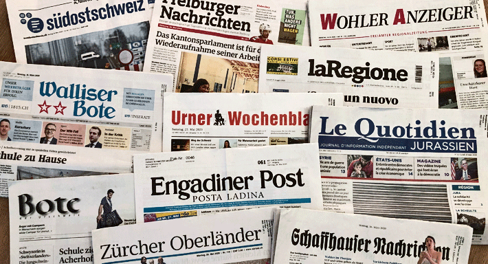 Schweizer Lokalzeitungen