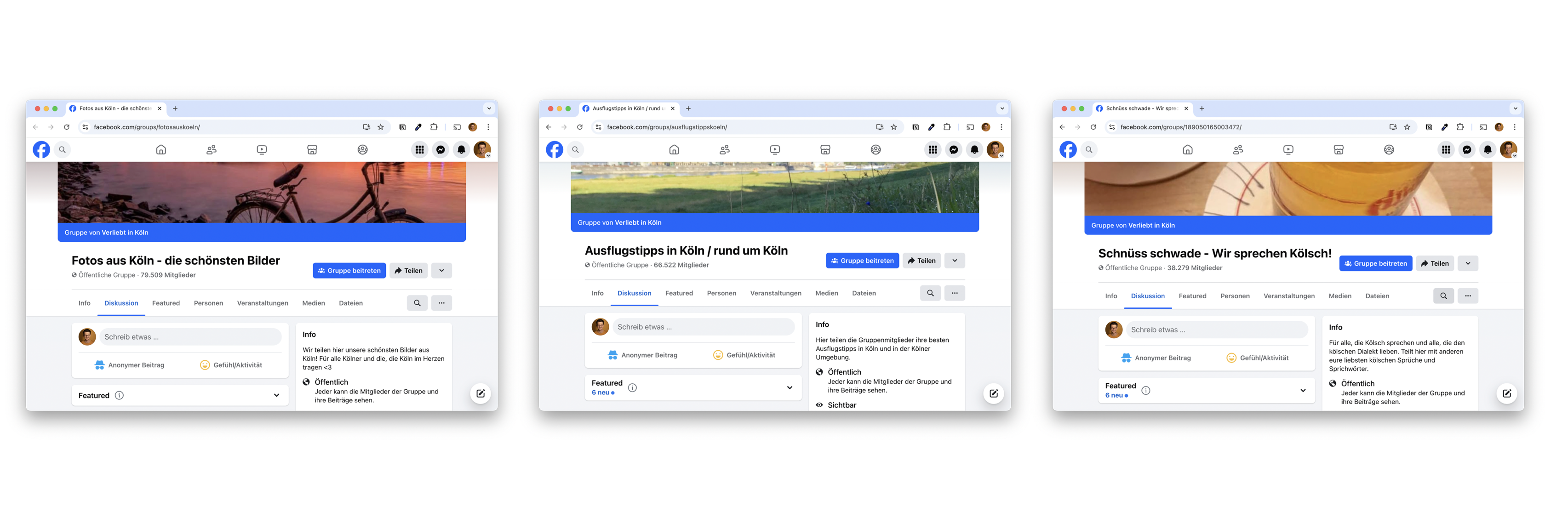 Mit thematischen Facebook-Gruppen hat Andreas Rickmann die Reichweite seines Portals «Verliebt in Köln» massiv steigern können.