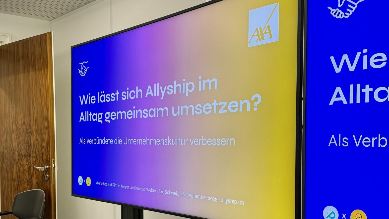 AXA Schweiz: Allyship-Training und Kulturentwicklung für männliche Führungskräfte