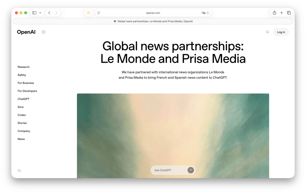 Lizenz-Deals mit KI-Anbietern als Überlebensstrategie in der KI-Ära.