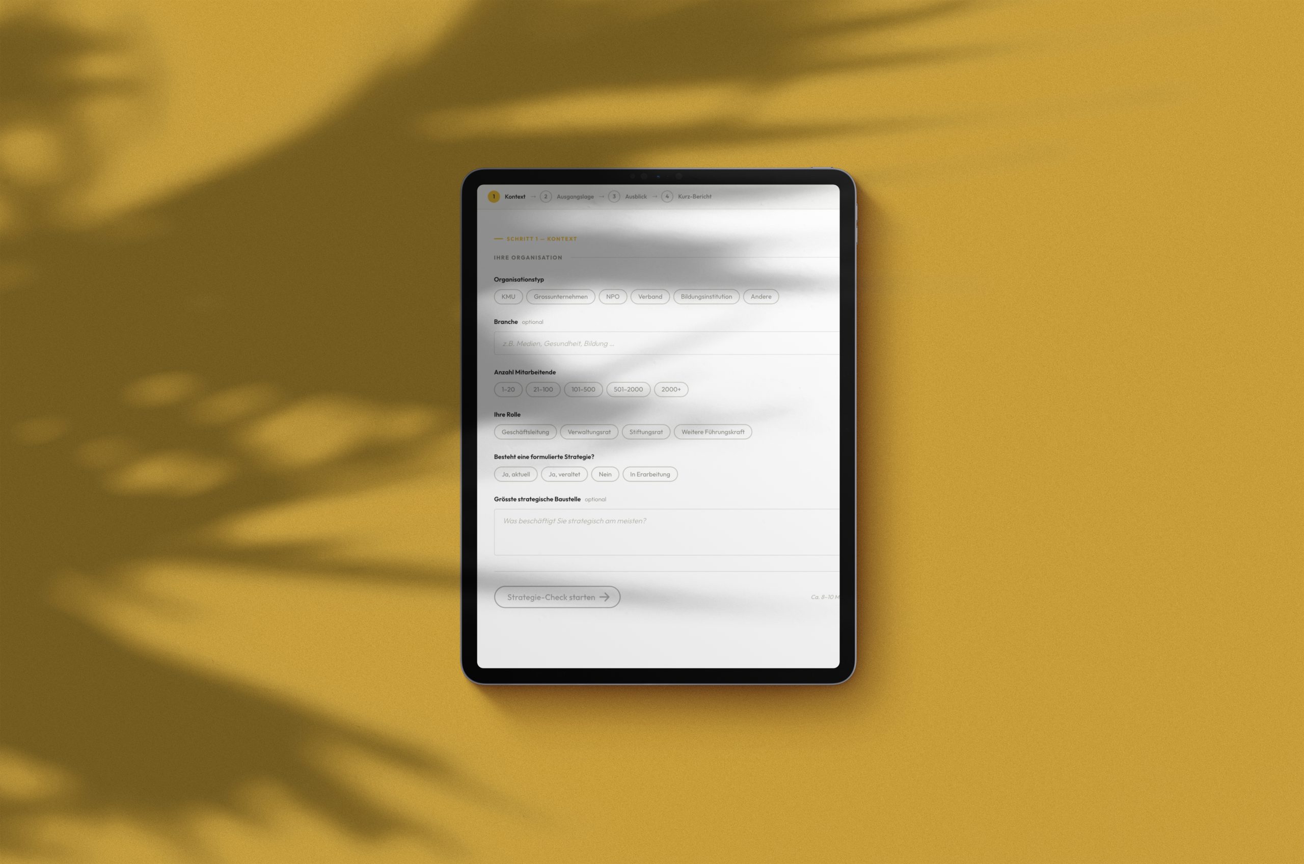 Der Strategie-Check von Konrad Weber ermöglicht es, die eigene Strategie in 10 Minuten zu challengen.