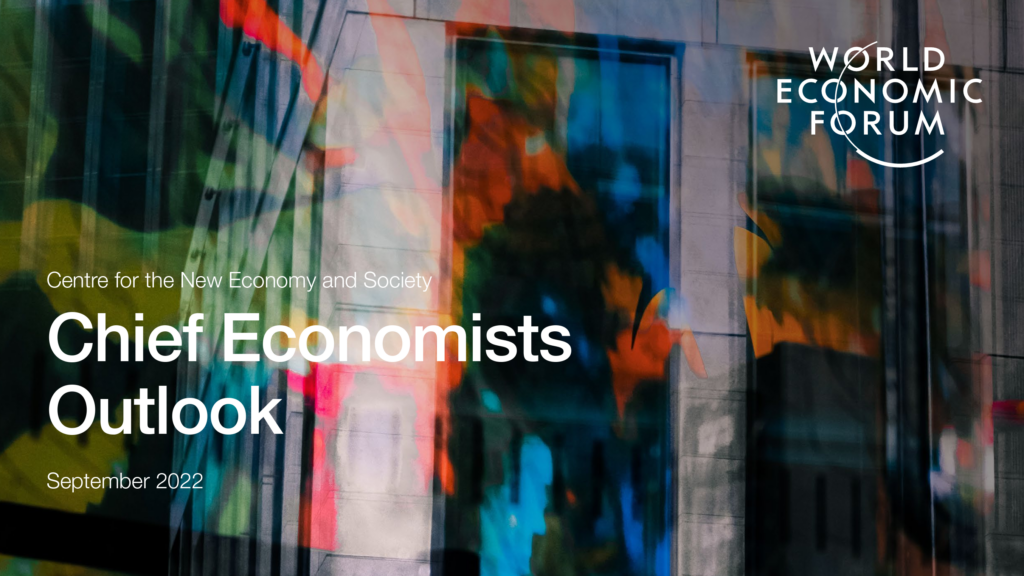 Chief Economists Outlook des World Economic Forum