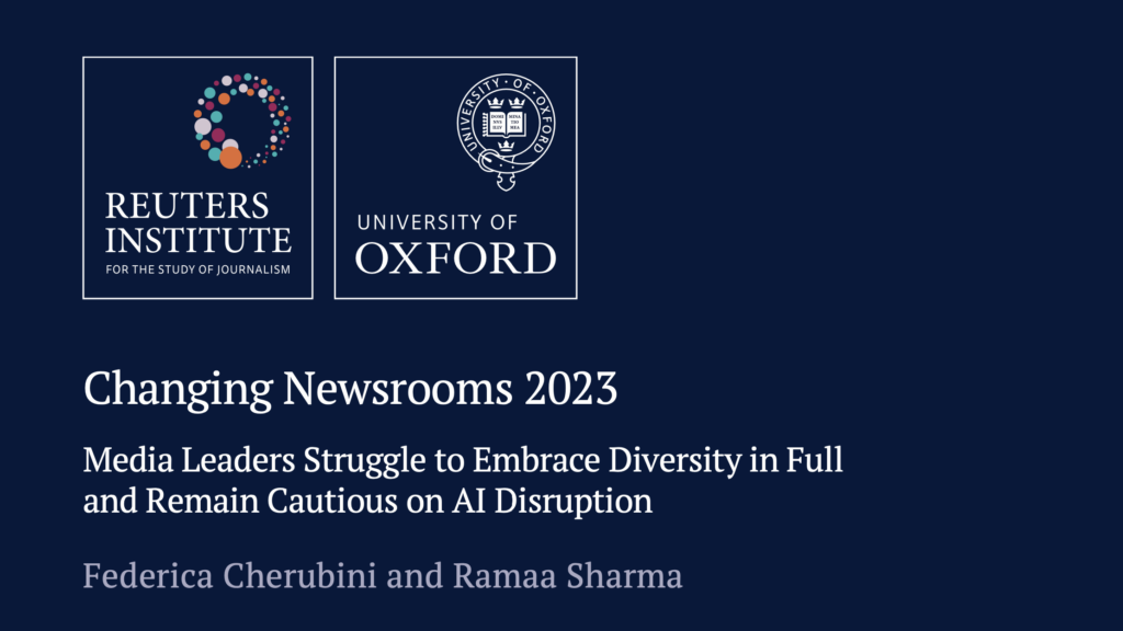 Changing Newsrooms 2023 von Reuters Institute for the Study of Journalism